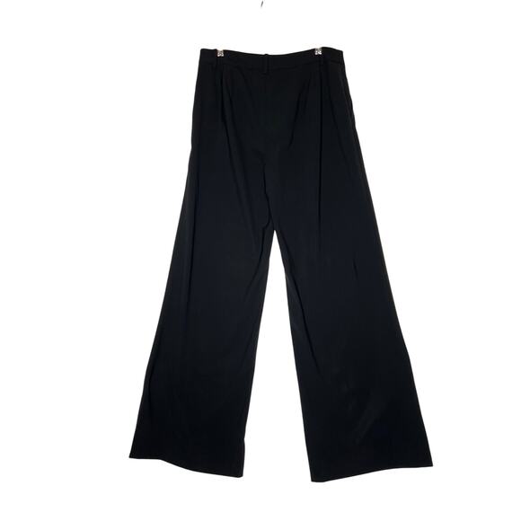Lafayette. 148 womens size 8 pants black wool  flare leg side pockets corpcore - Picture 2 of 10